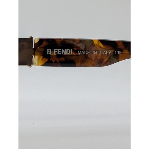 Fendi Vintage Gold Oval Sunglasses SL7034 – Tortoise & Gold – Excellent Used - Picture 9 of 9